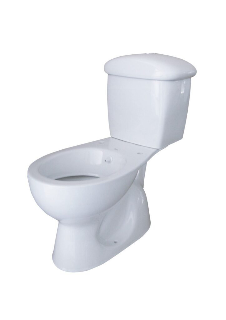 WC enfant complet Yumurcak Blanc avec dimensions adaptées et abattant enfant installé en salle de bain