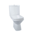 WC complet Yveline Orca blanc monobloc — toilettes design avec double chasse d'eau économe