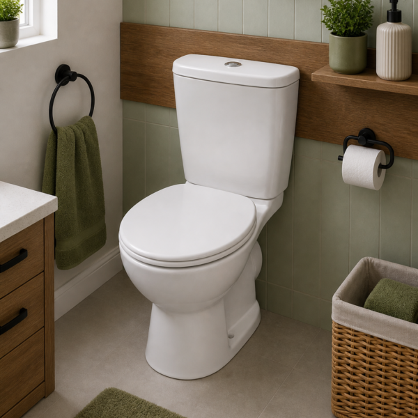 WC complet Adele Roca blanc - bloc WC poser 889 MAD