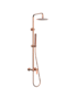 Colonne de douche avec mitigeur bronze