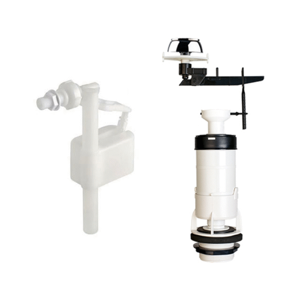 Mecanisme wc poussoir complet haut OLI