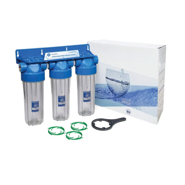 Filtre à eau triple 1'' Aquafilter