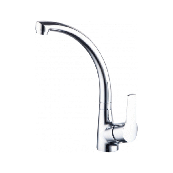 Mitigeur de cuisine Robimed Rio chromé brillant bec orientable 360 degrés cartouche céramique