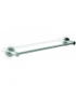 Porte serviette double barre chromé