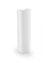 Colonne lavabo blanc Arena Orca en porcelaine vitrifiée avec design minimaliste rectangulaire, support et dissimulation plomberie