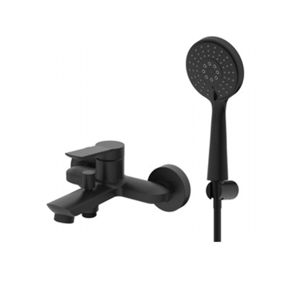 Mitigeur baignoire noir Palma Robimed