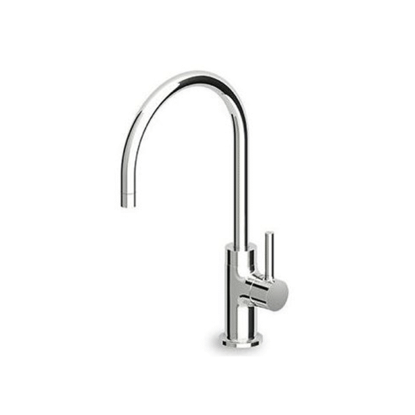 Mitigeur cuisine chrome Zuchetti ZR - Mitigeur cuisine chrome monocommande Zuchetti ZR avec bec orientable — robinetterie pour évier professionnel