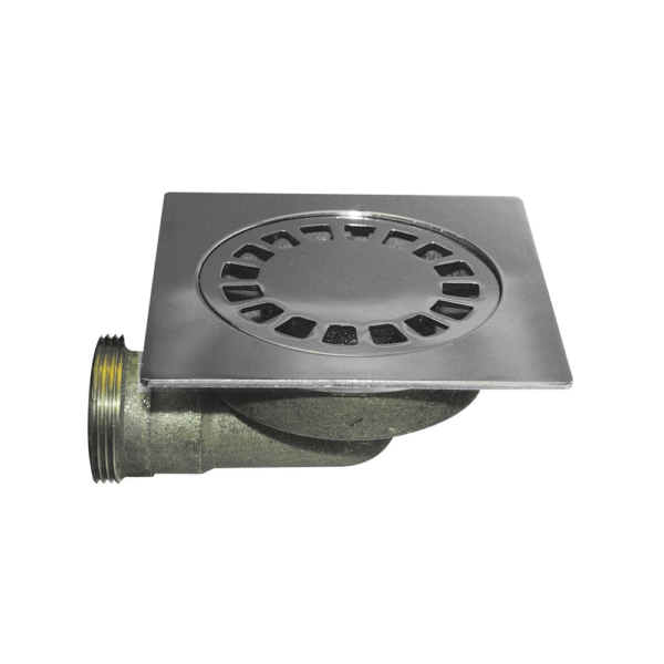 Siphon de cour 15 x 15 coudé Sanili