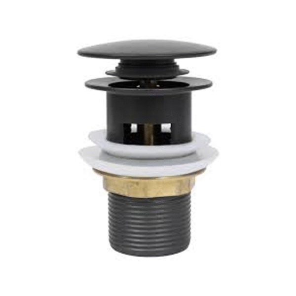 Bonde Poussoir Noir Avec Tp