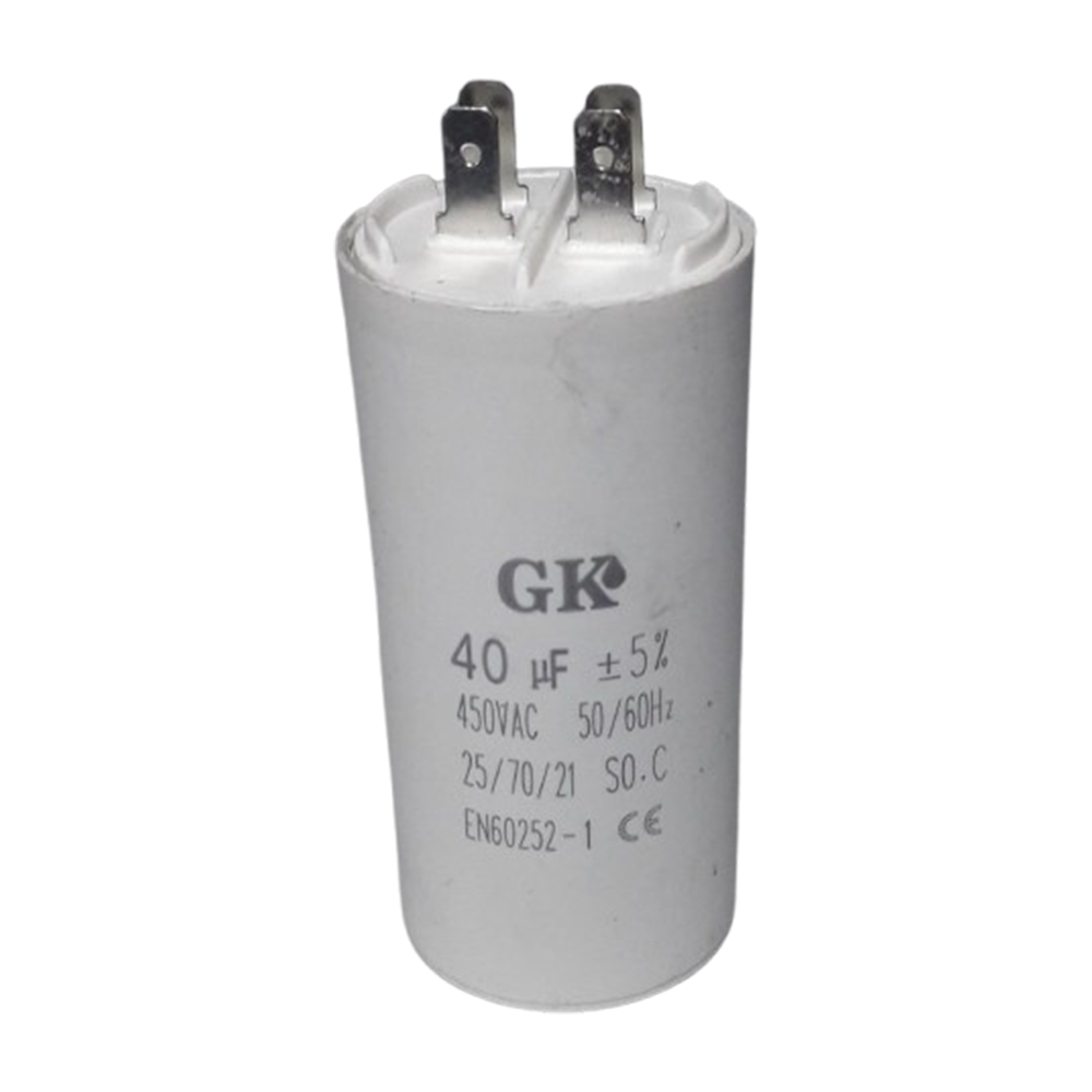 Condensateur 40µF Unimagri pour pompe irrigation avec bride de fixation