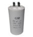 Condensateur pompe irrigation 50 µF - Condensateur 50 µF UNIMAGRI pour pompe irrigation, boîtier ABS blanc, 450V AC, vue frontale détaillée