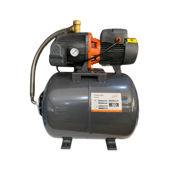 Surpresseur LEO 0.8kW EKJ-802SA avec réservoir 50 litres et pompe à jet