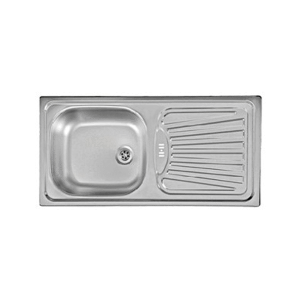 évier encastrable Sanivy - Évier encastrable Sanivy 76x43,5 cm en acier inoxydable avec égouttoir pour cuisine