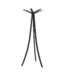Porte manteau Albedo Daisy design tripode bois frêne noir 170cm