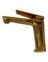 Mitigeur lavabo Nevada Gm Gold — finition dorée premium avec col de cygne orientable et commande monocommande, robinetterie économe d'eau pour cuisine moderne