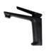 Mitigeur lavabo noir 19 Nevada avec finition noire mate, robinetterie de cuisine premium