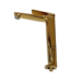 Mitigeur lavabo Nevada Gold finition or brossé avec col de cygne, robinetterie premium pour cuisine moderne