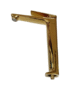 Mitigeur lavabo Nevada Gold finition or brossé avec col de cygne, robinetterie premium pour cuisine moderne