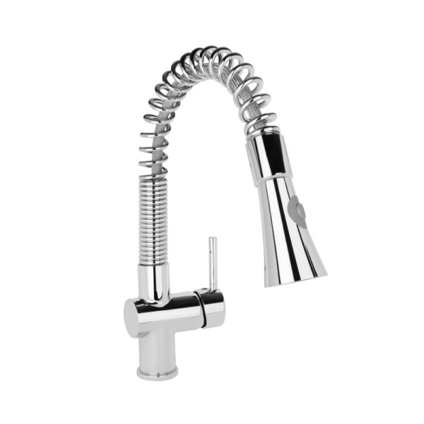 Mitigeur Cuisine Chrome + Flexible Chrome L43 Clemed