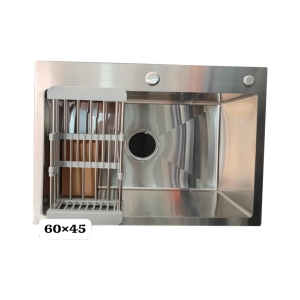 Évier 60×45 avec mitigeur satine sanili