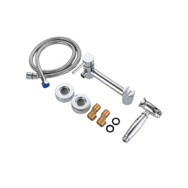 Mitigeur + Shattaf Wc  Chrome Encastre Gebomed