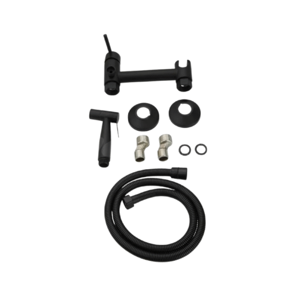 Mitigeur + Shattaf Wc Noir Gebomed