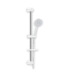 Colonne de douche blanc Valtimo 2218 avec mitigeur thermostatique et design épuré pour salle de bain moderne