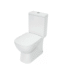 WC complet Astra blanc sans bride avec réservoir céramique 61x34,7 cm