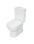 WC complet Astra blanc sans bride avec réservoir céramique 61x34,7 cm