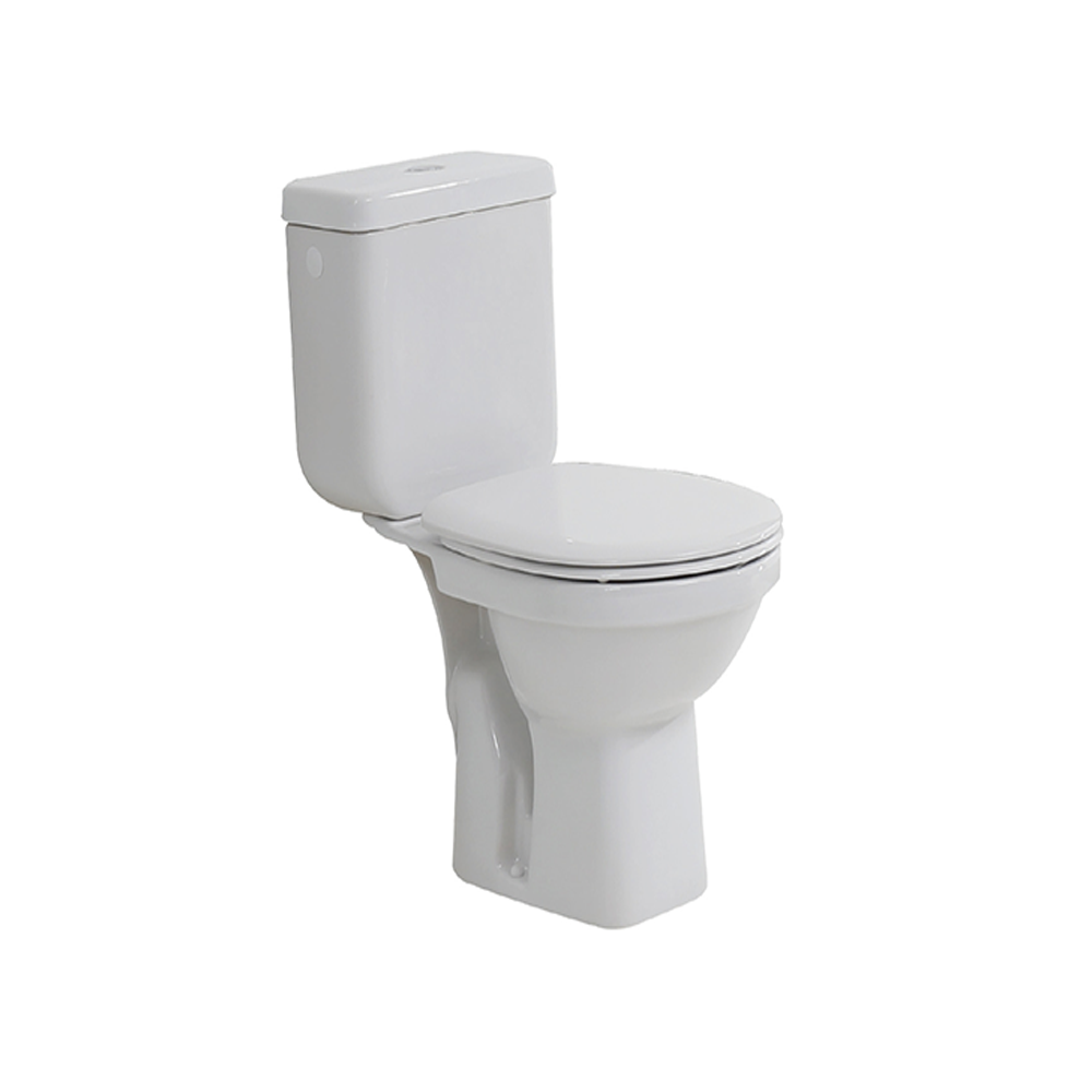 WC complet Tulipe blanc avec réservoir céramique pour salle de bain