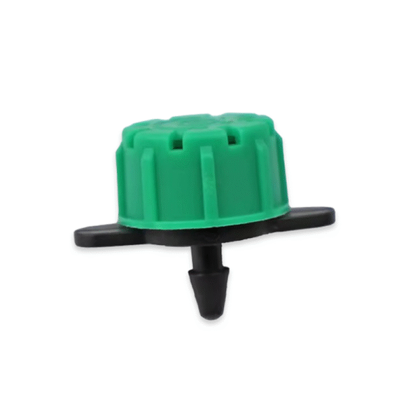 Goutteur vert auto-réglable 8 trous pour système irrigation goutte à goutte professionnel