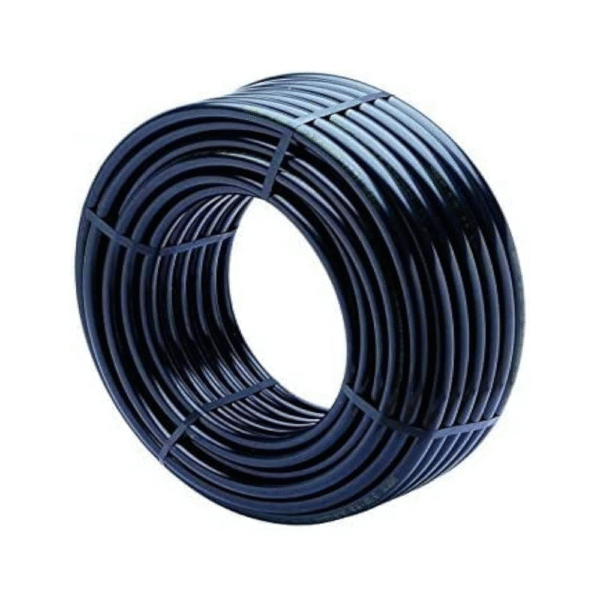 Tuyau goutte à goutte 20mm en polyéthylène noir, rouleau 100 mètres pour irrigation