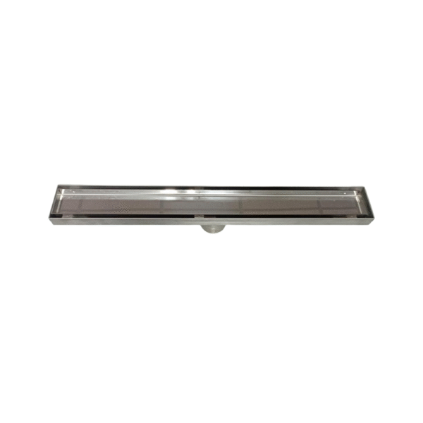 Caniveau inox 6x60 Ferplast S6a60/t49v spécial carrelage pour douche italienne