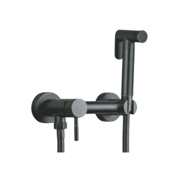 Mitigeur + Shattaf Wc Noir Gebomed A2001mb