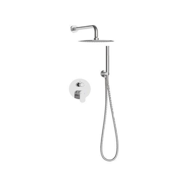 Kit De Douche Encastre Chrome Rond 5100 Mt Gebomed