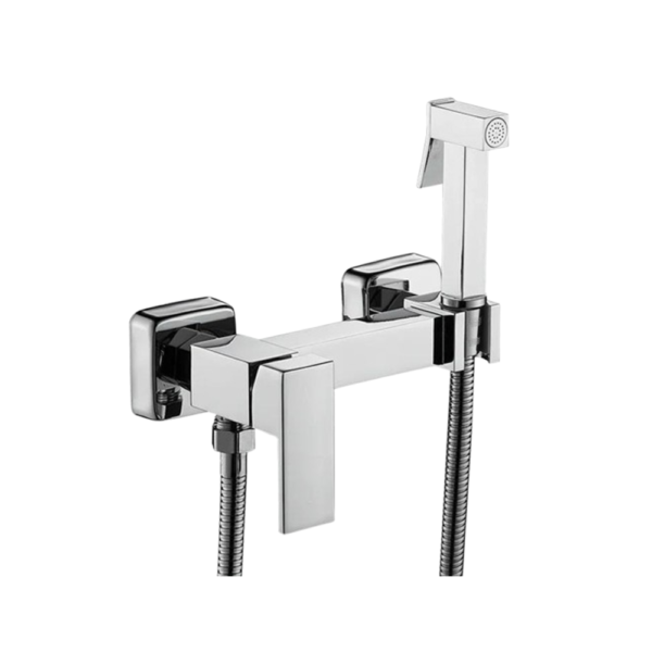 Mitigeur + Shattaf Wc Chrome Gebomed A4001sc Carre