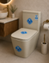 WC complet Aqua Spin Kaki 67a8mk — sanitaire professionnel couleur kaki avec réservoir et kit fixation