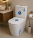 Wc complet Aqua Spin rond 76a8gw blanc — sanitaire professionnel qualité maroc