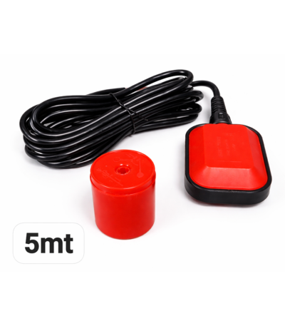 Flotteur électrique 5m - Flotteur électrique 5 mètres pour contrôle automatique du niveau d'eau en réservoir ou citerne — accessoire professionnel