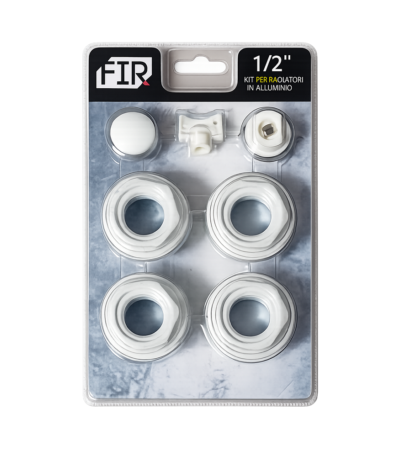 Kit bouchonage radiateur 1/2 Faral avec joints et accessoires installation chauffage professionnel