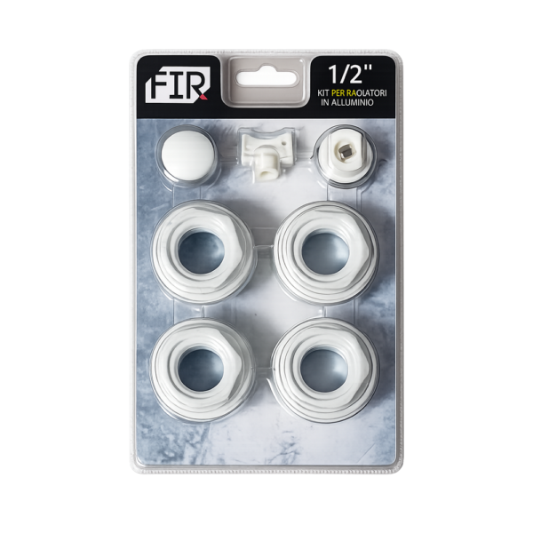 Kit bouchonage radiateur 1/2 Faral avec joints et accessoires installation chauffage professionnel
