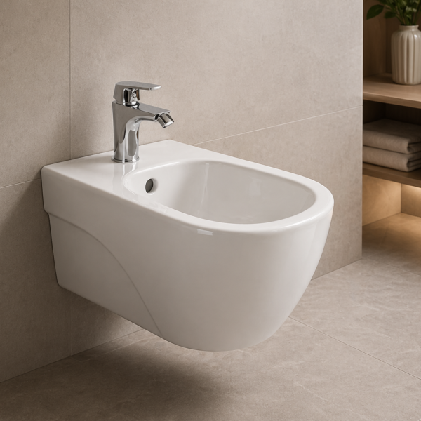 Bidet Suspendu Perla Blanc