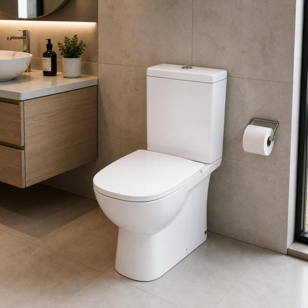 WC complet Astra blanc sans bride - Sortie universelle
