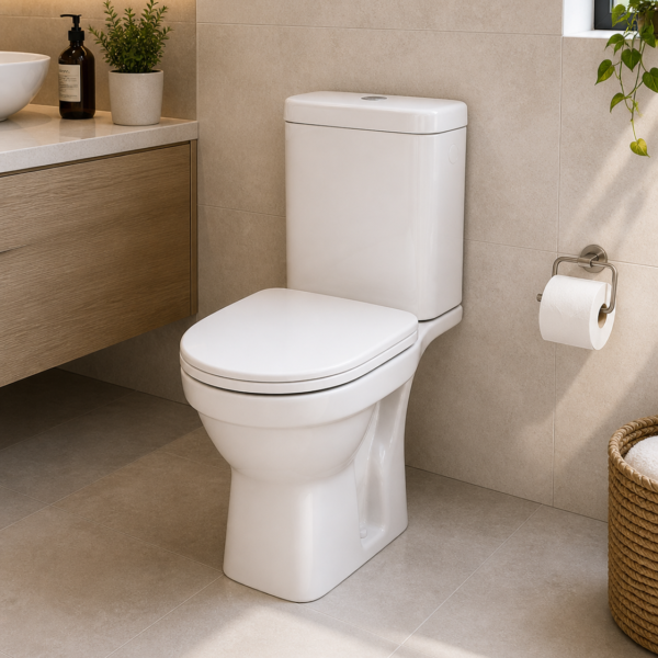 WC complet Tulipe blanc - Réservoir céramique inclus