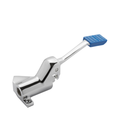 Bec robinet pédale mural Genebre 126004 professionnel pour collectivités