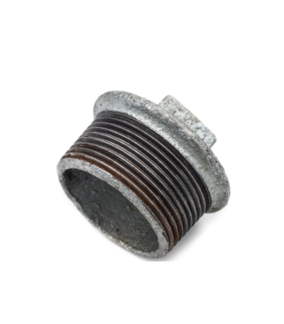 Bouchon galvanisé 1''1/2 Titan acier revêtement anticorrosion pour plomberie Maroc