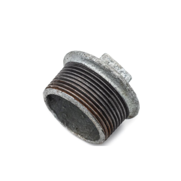 Bouchon galvanisé 1''1/2 Titan acier revêtement anticorrosion pour plomberie Maroc
