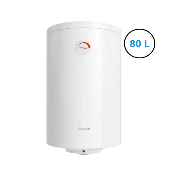 Chauffe-eau électrique 80L Bosch blanc professionnel pour installation domestique