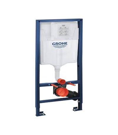 Bâti-support WC encastré Geberit Kombifix 110233002 avec pattes de fixation galvanisées pour installation murale stable et discrète