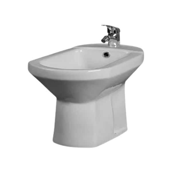 Bidet suspendu Yveline blanc Orca design moderne salle de bain